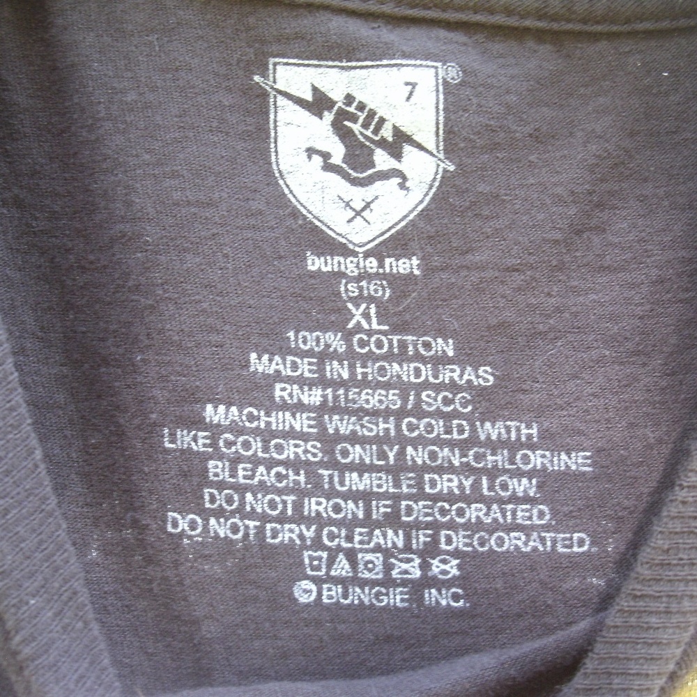 Destiny Rise of Iron Game T-Shirt gold metallic Size XL - Picture 8 of 8